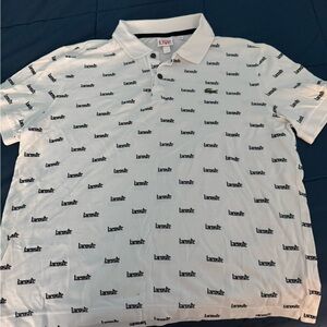 Lacoste White Polo Shirt Modern Logo Design